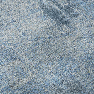 Piper Looms Mayfield Abstract AMF989 Denim Machine Washable Area Rug Swatch Image