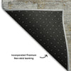 Piper Looms Mayfield Abstract AMF989 Gray Machine Washable Area Rug Backing Image