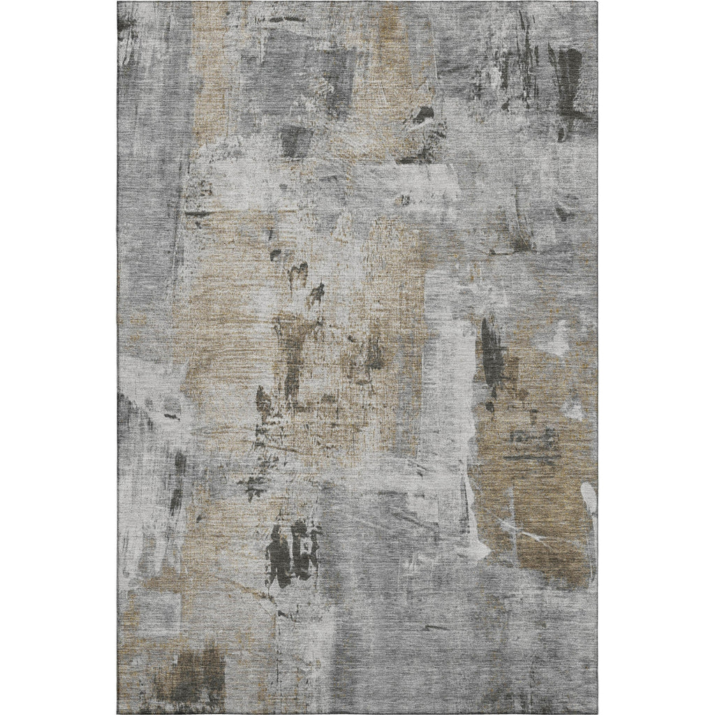 Piper Looms Mayfield Abstract AMF989 Gray Machine Washable Area Rug main image