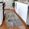 Piper Looms Mayfield Abstract AMF989 Gray Machine Washable Area Rug Runner Lifestyle Image Feature