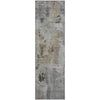 Piper Looms Mayfield Abstract AMF989 Gray Machine Washable Area Rug Runner Main Image