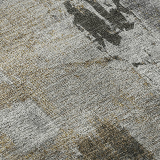 Piper Looms Mayfield Abstract AMF989 Gray Machine Washable Area Rug Swatch Image