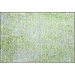 Piper Looms Mayfield Abstract AMF989 Green Machine Washable Area Rug Scatter Main Image