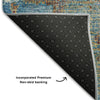 Piper Looms Mayfield Abstract AMF989 Navy Machine Washable Area Rug Backing Image