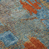 Piper Looms Mayfield Abstract AMF989 Navy Machine Washable Area Rug Swatch Image