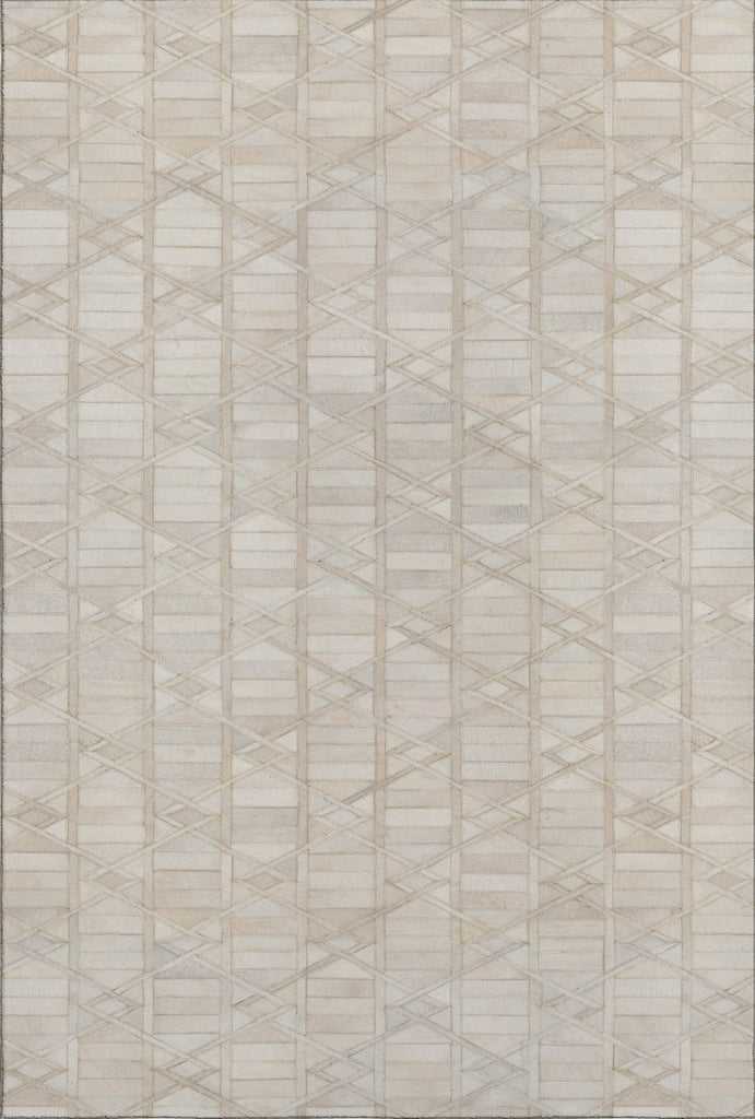 Piper Looms Mayfield Diamond Tracks AMF99 Ivory Machine Washable Area Rug main image