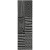 Piper Looms Mayfield Geometric AMF990 Black Machine Washable Area Rug Runner Main Image