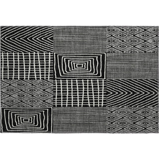 Piper Looms Mayfield Geometric AMF990 Black Machine Washable Area Rug Scatter Main Image
