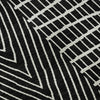 Piper Looms Mayfield Geometric AMF990 Black Machine Washable Area Rug Swatch Image