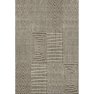Piper Looms Mayfield Geometric AMF990 Brown Machine Washable Area Rug main image