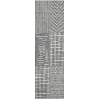 Piper Looms Mayfield Geometric AMF990 Gray Machine Washable Area Rug Runner Main Image