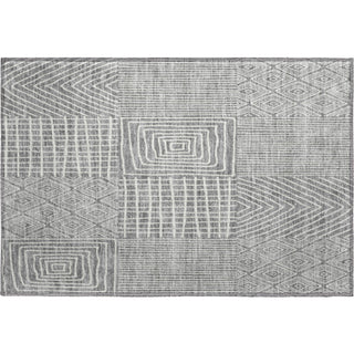 Piper Looms Mayfield Geometric AMF990 Gray Machine Washable Area Rug Scatter Main Image