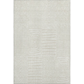 Piper Looms Mayfield Geometric AMF990 Ivory Machine Washable Area Rug main image