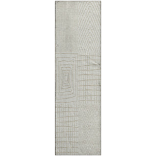 Piper Looms Mayfield Geometric AMF990 Ivory Machine Washable Area Rug Runner Main Image