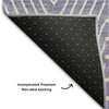 Piper Looms Mayfield Geometric AMF990 Lavender Machine Washable Area Rug Backing Image