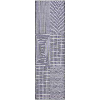 Piper Looms Mayfield Geometric AMF990 Lavender Machine Washable Area Rug Runner Main Image