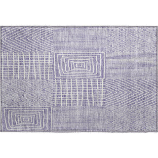 Piper Looms Mayfield Geometric AMF990 Lavender Machine Washable Area Rug Scatter Main Image