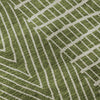 Piper Looms Mayfield Geometric AMF990 Olive Machine Washable Area Rug Swatch Image