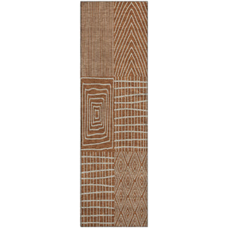 Piper Looms Mayfield Geometric AMF990 Paprika Machine Washable Area Rug Runner Main Image