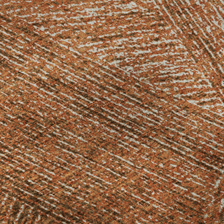Piper Looms Mayfield Lines AMF991 Copper Machine Washable Area Rug Swatch Image