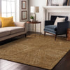 Piper Looms Mayfield Lines AMF991 Gold Machine Washable Area Rug Lifestyle Image Feature