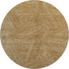 Piper Looms Mayfield Lines AMF991 Gold Machine Washable Area Rug Round Main Image
