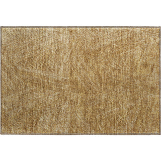 Piper Looms Mayfield Lines AMF991 Gold Machine Washable Area Rug Scatter Main Image