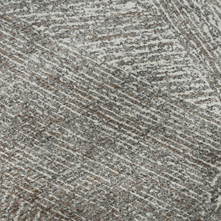 Piper Looms Mayfield Lines AMF991 Gray Machine Washable Area Rug Swatch Image
