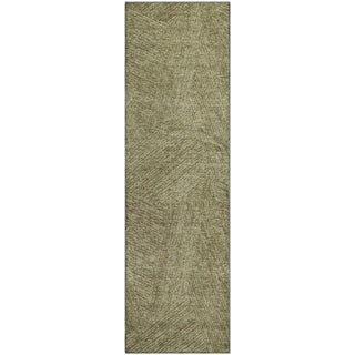 Piper Looms Mayfield Lines AMF991 Green Machine Washable Area Rug Runner Main Image