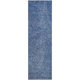 Piper Looms Mayfield Lines AMF991 Navy Machine Washable Area Rug Runner Main Image