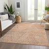 Piper Looms Mayfield Lines AMF991 Peach Machine Washable Area Rug Lifestyle Image Feature
