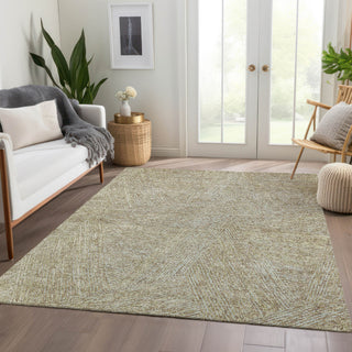 Piper Looms Mayfield Lines AMF991 Putty Machine Washable Area Rug Lifestyle Image Feature