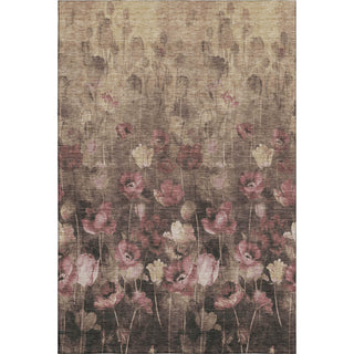 Piper Looms Mayfield Floral AMF992 Taupe Machine Washable Area Rug main image