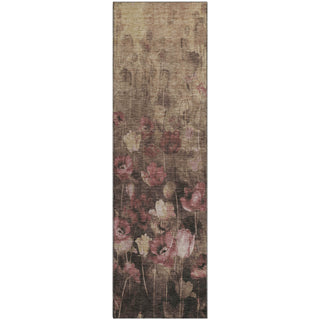 Piper Looms Mayfield Floral AMF992 Taupe Machine Washable Area Rug Runner Main Image