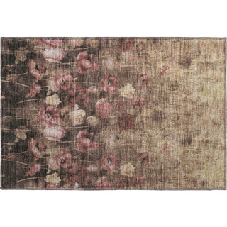 Piper Looms Mayfield Floral AMF992 Taupe Machine Washable Area Rug Scatter Main Image