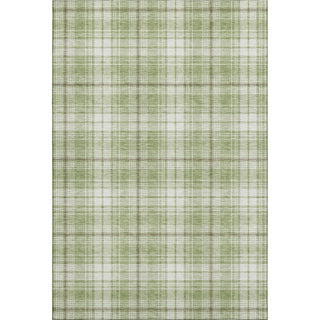 Piper Looms Mayfield Plaid AMF993 Aloe Machine Washable Area Rug main image