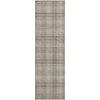 Piper Looms Mayfield Plaid AMF993 Beige Machine Washable Area Rug Runner Main Image