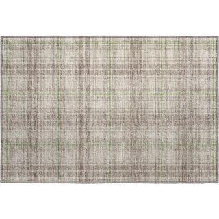 Piper Looms Mayfield Plaid AMF993 Beige Machine Washable Area Rug Scatter Main Image