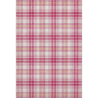 Piper Looms Mayfield Plaid AMF993 Blush Machine Washable Area Rug main image