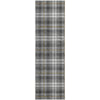 Piper Looms Mayfield Plaid AMF993 Charcoal Machine Washable Area Rug Runner Main Image