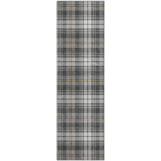 Piper Looms Mayfield Plaid AMF993 Charcoal Machine Washable Area Rug Runner Main Image