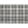 Piper Looms Mayfield Plaid AMF993 Charcoal Machine Washable Area Rug Scatter Main Image