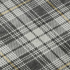 Piper Looms Mayfield Plaid AMF993 Charcoal Machine Washable Area Rug Swatch Image