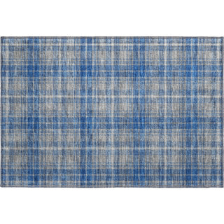 Piper Looms Mayfield Plaid AMF993 Gray Machine Washable Area Rug Scatter Main Image