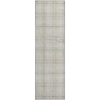 Piper Looms Mayfield Plaid AMF993 Ivory Machine Washable Area Rug Runner Main Image