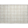 Piper Looms Mayfield Plaid AMF993 Ivory Machine Washable Area Rug Scatter Main Image