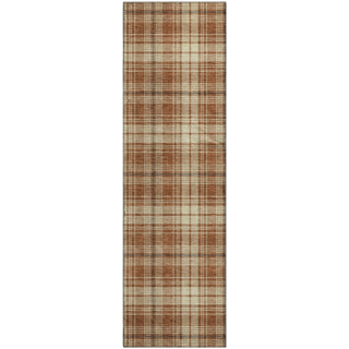 Piper Looms Mayfield Plaid AMF993 Paprika Machine Washable Area Rug Runner Main Image