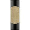 Piper Looms Mayfield Stripes AMF994 Black Machine Washable Area Rug Runner Main Image