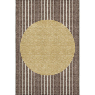 Piper Looms Mayfield Stripes AMF994 Brown Machine Washable Area Rug main image