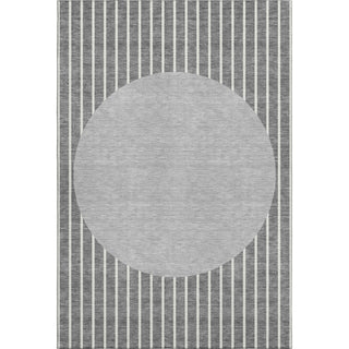 Piper Looms Mayfield Stripes AMF994 Gray Machine Washable Area Rug main image
